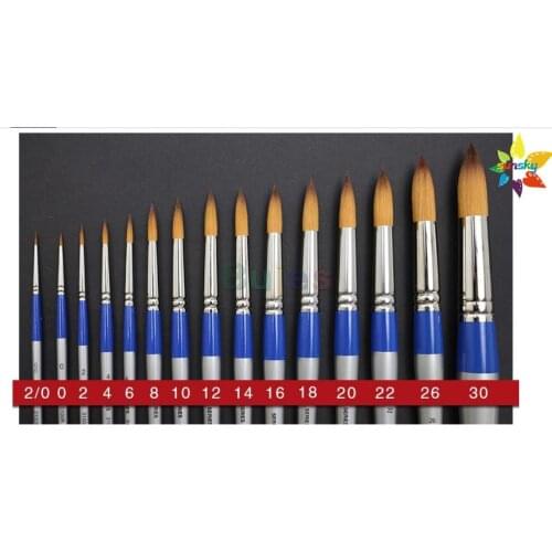 Original Japan Holbein 3100R series Wool and synthetic fiber Round head Watercolor brush Soft and elastic Good water absorption