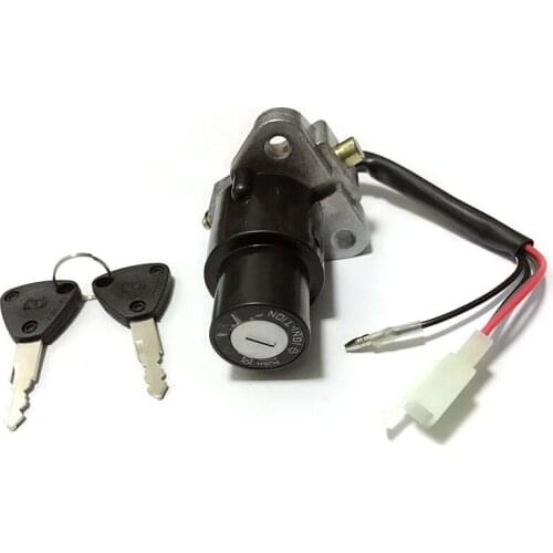 Motorcycle Ignition Switch Lock Assembly 3Pin 2Keys Fit For for DT125 R/TZR250/XT350/XT600