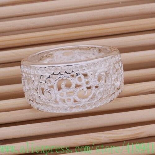 Silver Plated ring, Silver Plated fashion jewelry, arabesquitic/Honorable /egkamxra bhmajyta AR268