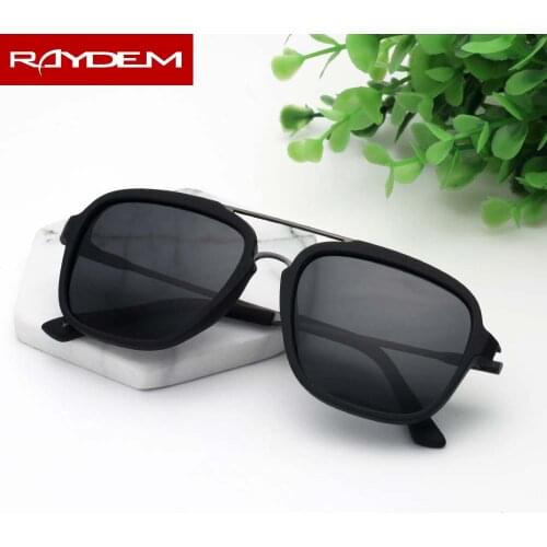RAYDEM Original Sunglasses Women Men Brand Design TR90 Frame Sun Glasses For Men Fashion Classic UV400 Square Eyewear