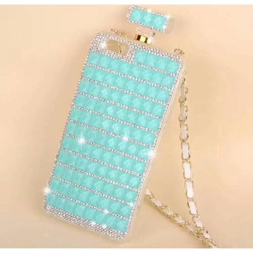 Luxury 3D Diamond Case TPU Rhinestone Bling Cover Bottle Diamante Funda Coque Capa for iPhone 12 11 Pro X XS MAX XR 6S 7 8 Plus