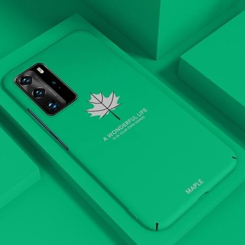 Luxury Colorful Matte Hard PC Phone Case For Huawei P40 P30 P20 lite Mate 30 20 10 Pro Luxury Cute Shockproof Frosted Cover