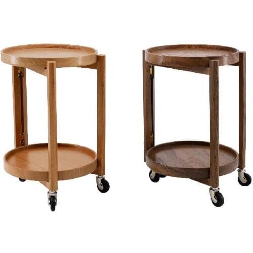 1:6 doll house mini model furniture accessories Mobile coffee table 6 points for round edges