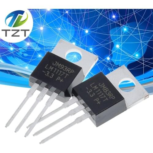10PCS LM1117T-3.3 TO220 LM1117-3.3 LM1117T 3.3V LM1117 TO-220