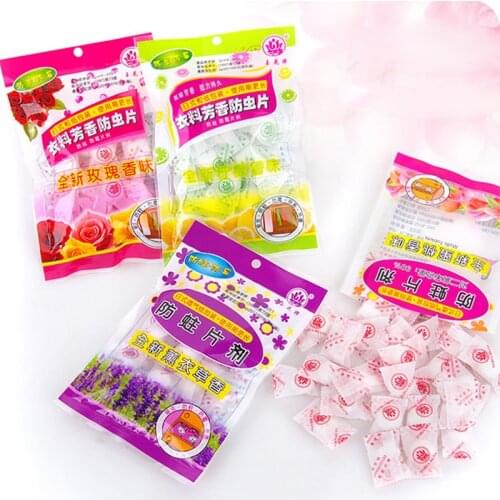 20pcs / bag of natural anti-mold pest mothballs to control wardrobe deodorant moth drawer deodorant