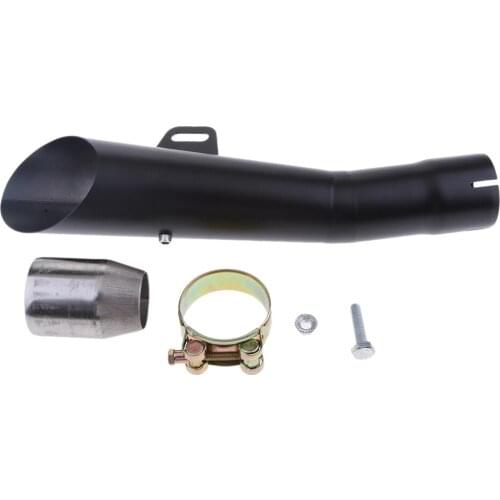 51mm Motorbike Exhaust Muffler Pipe Silencer Slip On For Yamaha YZF-R6 Black