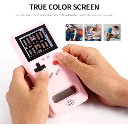 Fashion 3D Retro Color Cover Case For Iphone 12 11 Pro Max XS Max X XR 6 6S 7 8 Plus Screen Classic Game Tetris Console Case