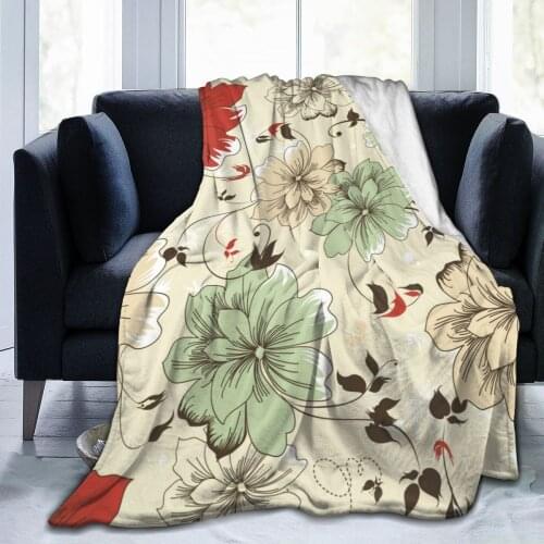 Flower nap blanket bed sheet blanket bed sofa air conditioner Nightgown bed sheet throw bed sheet childrens gift