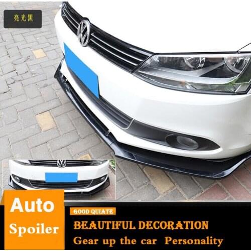 For 2015-2018 Volkswagen Sigtar Jetta front Bumper Diffuser Protector Rear Spoiler ABS Material Body kit bumper rear lip 2017