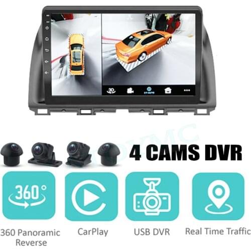 For Mazda CX-5 CX5 KE 2012~2017 Car Audio Navigation GPS Stereo Carplay DVR 360 Birdview Around 4G Android System