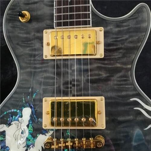 High Quality Customized Electric Guitar, Ebony Tuning Fork, Longding G Design, Hardware Gold Plating, Wholesale
