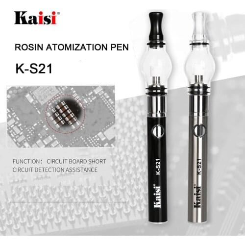 KAISI New Arrive K-S21 Rosin Atomization Pen For Circuit Board Short Circuit Detection Assistance Repair Tool Convenient Fast