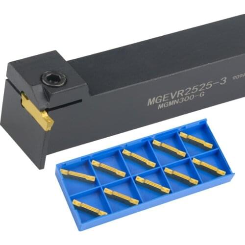 MGEVR/L MGEVR1616-1.5/2/2.5/3/4 Grooving Tool Holder for Carbide Insert MGMN Straight Shank External Turning Tool Lathe Bar