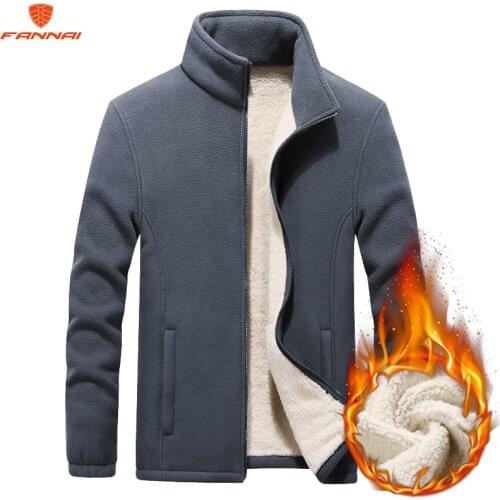 2019 new Fashion Large size M-6XL 7XL 8XL 9XL Fleece Jackets Coat Men casual mens hoodies Warm Mens Jacket Fathers Gift
