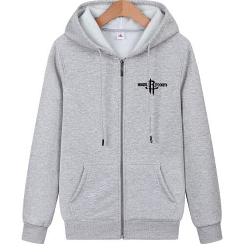 Men sweatshirt with a hoody plus velvet to keep warm 2020 new winter thick male hoodies casual zipper black gray red H56