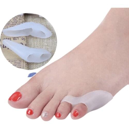 Soft Gel Thumb Separators Orthotics Stretchers Overlapping Toes Corrector Sport Daily Foot Care Orthopedic Tools New Product