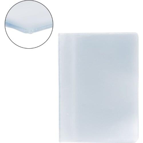 Plastic PVC Clear Pouch Name ID Credit Card Holder Case Organizer Keeper Pocket New