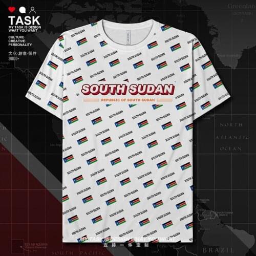 North Sudan Sudanese SDN Quick Dry t shirt Short-sleeved clothing t-shirt t shirt for men tops new shirts gym summer clothes
