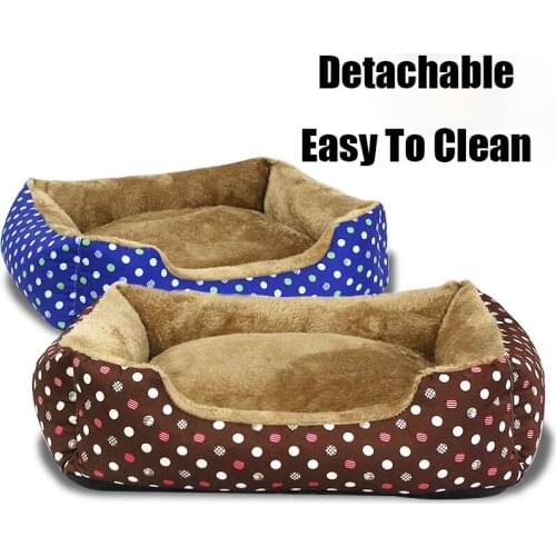 Dog Bed Sofa Warm Pet Sleeping Beds House Kennel Washable Dogs Cat Cushion Kennel Soft For Small Medium Large Dogs Puppy Bed