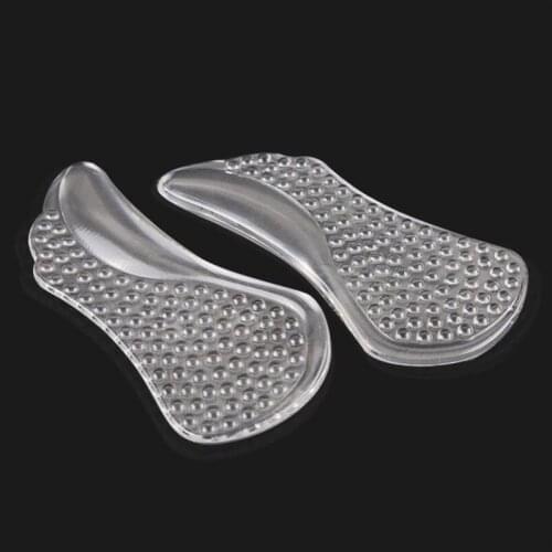 1 Pair Silicone Insoles for Women Shoes Orthotic Arch Support Gel Pads Non-slip Pain Relief Flat Feet Shoes Insoles