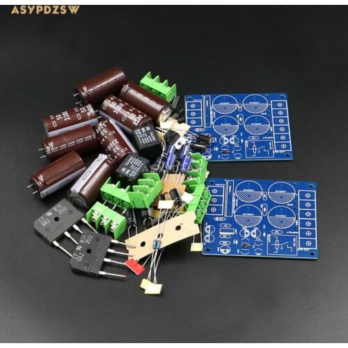 2PCS L15D/L20D/L25D and L/MX50 Series mono rectifier power supply DIY Kit With speakers DC protection kit