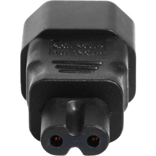 2021 New Hot IEC 320 Kettle 3-Pin C14 Male To C7 Female Power Converter Adapter Plug-Socket #4XFC# Drop shipping
