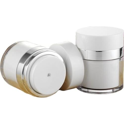 30g white acrylic airless jar for cream emulsion lotion essence gel serum foundation sunscreen skin care cosmetic packing
