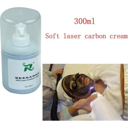 300ml Soft Laser Carbon Cream gel for nd yag laser skin rejuvenation treatment Active Care 250ml / 300ml free shipping