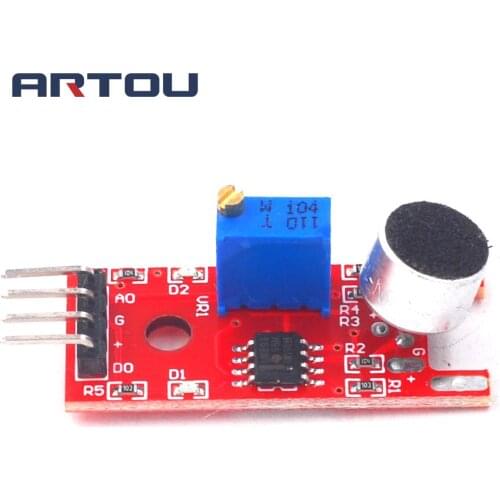 5pcs/lot High Sensitivity Sound Microphone Sensor Detection Module For AVR PIC KY-037