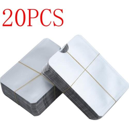 20PCS Anti Rfid Wallet Blocking Reader Lock Bank Card Holder Id Bank Card Case Protection Metal Credit Card Holder Aluminium
