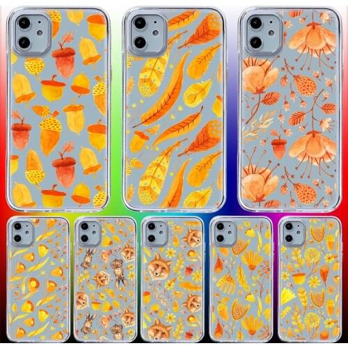 Fruit Rabbit Fox Phone Cases For iPhone 12 6 Mini Pro XS Max X XR 11 8 Plus Luxur Soft TPU Airbag Cover 12Pro 11Pro 12Mini