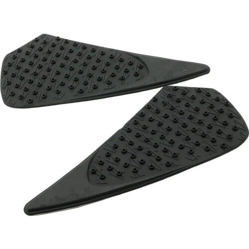 Black Motorcycle Gas Tank Pad Traction Side Fuel Grip Decal Protector For Yamaha YZF R1 2004-2006