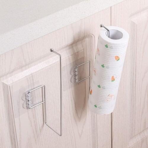 Punch-free Roll Paper Holder With Large Size Design Easy Operation Durable Long Lasting Great For Bathroom