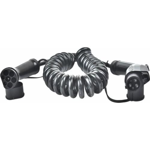 IEC 62196-2 Electric Vehicle Charger Spiral 16A Electric Vehicle Charging Gun American Standards and European Standards