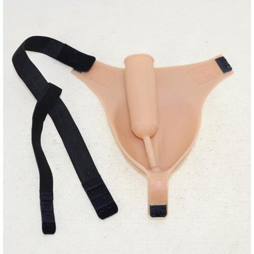 Eyelike pudendal Silicone vagina T-back Vagina Panty Can Pee Fake Vagina Drag Queen Shemale Transformation Panties Hide JJ