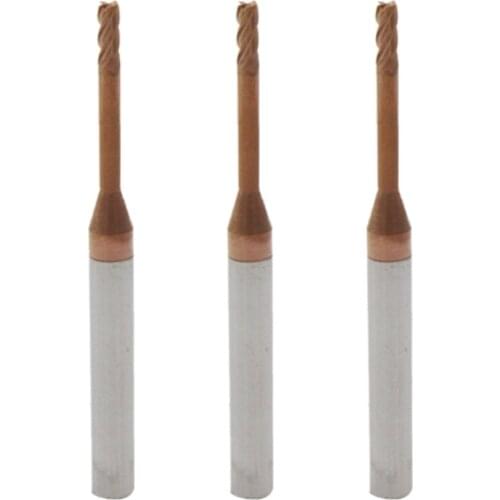 HRC60 1pcs 1R0.1 1.5R0.2long neck bull mill corner rounding carbide endmill carbide TOROIDAL cutter router bit tungsten