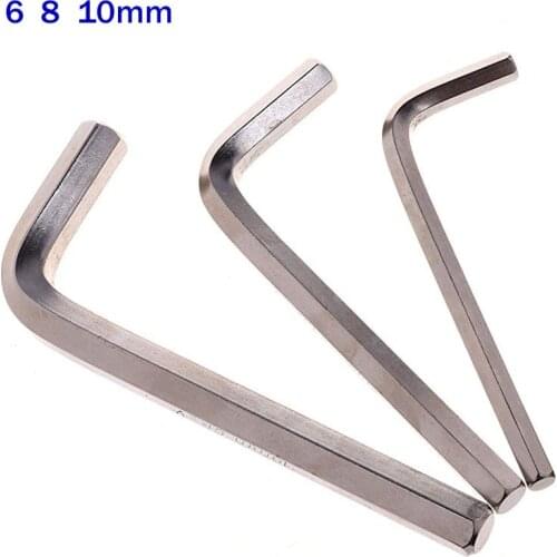 1 pcs) 6 8 10mm Hex Wrench set Screwdriver Alloy Steel Allen Key Repair Tool Short Allen Wrench Hexagonal Screw Driver Hex Key