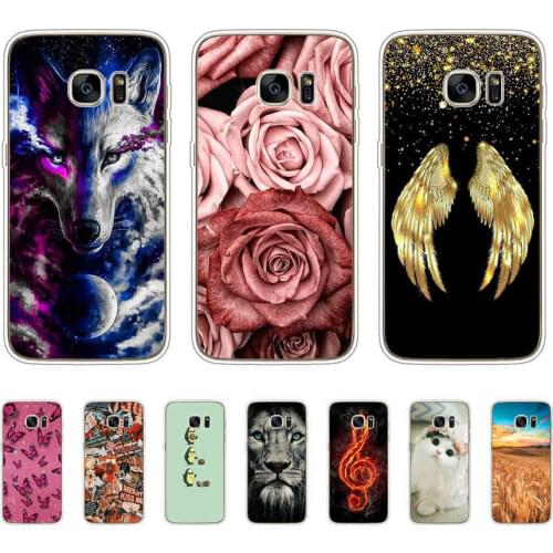 Silicone phone Case For Samsung Galaxy S7 Cases Cover For Samsung S7 edge G930F G930FD G930 Phone shell cases