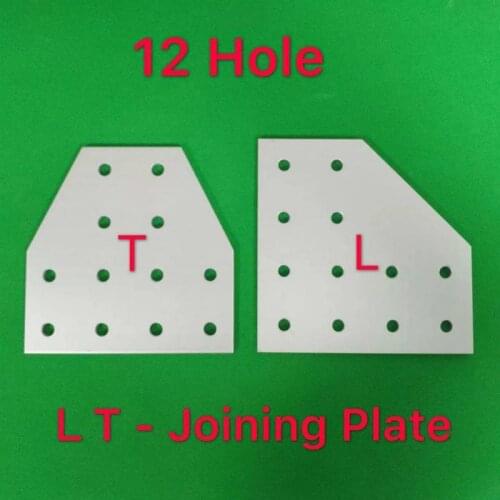 12 Hole 2040 3060 4080 4590 Joining Plate Connection Plate Corner Bracket Joint Board For Aluminium Profiles
