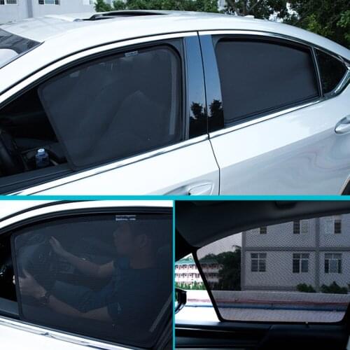 Sunproof Window Mesh For Toyota Camry 2012~2017 Car Window Sunshade Gauze Mesh Sunshield Cover Magnetic Attraction Styling