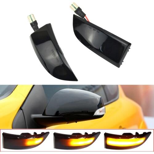 LED Dynamic Turn Signal Rearview Mirror Indicator Light Lamp For Renault Megane MK3 Scenic Fluence Latitude Samsung SM5 Safrane