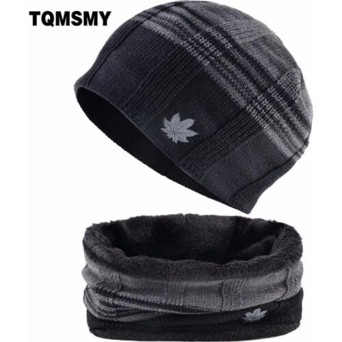TQMSMY Winter Hats Men Skullies Beanies Hat Women Winter Beanies Cap Stripe Wool Knitted Scarf Caps Unisex Knitted Hat TMC134