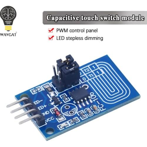 Smart Electronics Capacitive touch dimmer Constant pressure stepless dimming PWM control panel type LED dimmer switch module