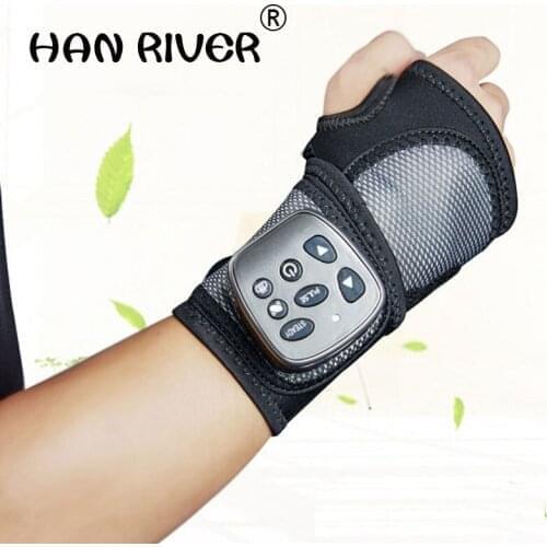 HANRIVER High quality heat massage wrist therapy instrument Relieve hand fatigue nursing vibration health wrist massage belt