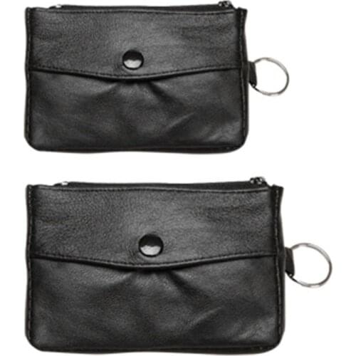 Womens Short Small Wallet Ladies Leather Purse Key Ring Coin Card Holder Money Bag