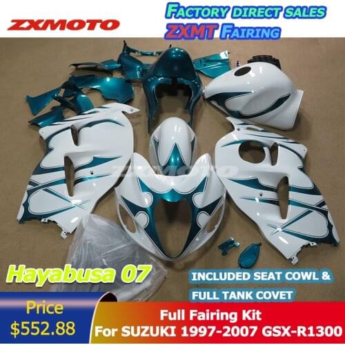 ZXMT Motorcycle Accessories Panel Bodywork Full Fairing Body Kit ABS Plastic For SUZUKI 1997-2007 GSX-R GSXR 1300 Hayabusa 07