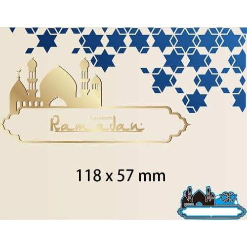 118*57mm House Card Cutting DIES Stencil DIY Scrapbook Embossing Card Craft Template Paper Photo Album