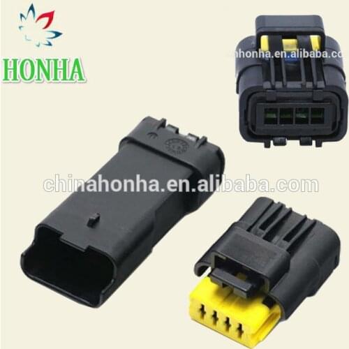 Freeshipping 4 Pin Male Female Waterproof Connector FCI Automotive Connector 211PC042S4021