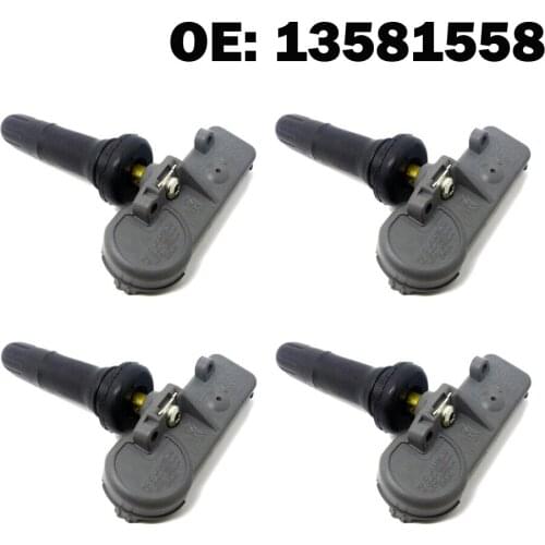 4 PCS Car Tire Pressure Monitor Sensor TPMS 13586335 13581558 25920615 20923680 for Chevy Cadillac Buick