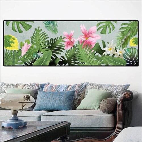 5D Diy Diamond Painting Diamond Embroidery Sale Rhinestone Full Square Round Mosaic Green Plants Flowers home decorationZP-1947